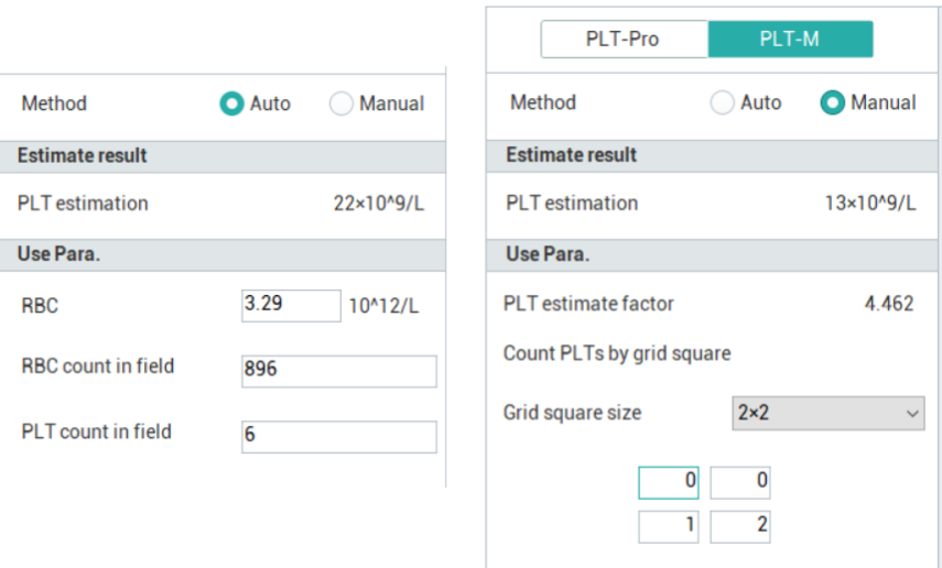 Mindray Auto and Manual PLT-M Principle on MC-80